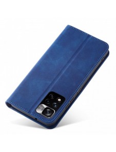 Magnet Fancy Case Fodral för Xiaomi Redmi Note 11 Pro Pouch Card Plånbok Korthållare Blå