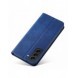 Magnet Fancy Case Fodral för Samsung Galaxy S22 Pouch Plånbok Korthållare Blå
