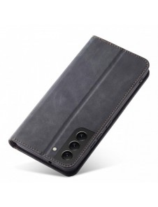 Magnet Fancy Case Fodral för Samsung Galaxy S22 + (S22 Plus) Plånbok Korthållare Svart