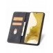 Magnet Fancy Case Fodral för Samsung Galaxy S22 + (S22 Plus) Plånbok Korthållare Svart