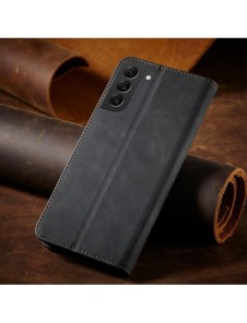 Magnet Fancy Case Fodral för Samsung Galaxy S22 + (S22 Plus) Plånbok Korthållare Svart