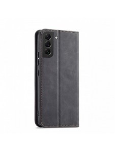 Magnet Fancy Case Fodral för Samsung Galaxy S22 + (S22 Plus) Plånbok Korthållare Svart