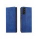 Magnet Fancy Case Fodral för Samsung Galaxy S22 + (S22 Plus) Plånbok Korthållare Blå
