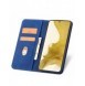 Magnet Fancy Case Fodral för Samsung Galaxy S22 + (S22 Plus) Plånbok Korthållare Blå