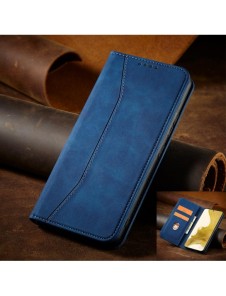 Magnet Fancy Case Fodral för Samsung Galaxy S22 + (S22 Plus) Plånbok Korthållare Blå