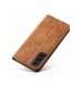 Magnet Fancy Case Fodral för Samsung Galaxy S22 + (S22 Plus) Plånbok Korthållare Brun