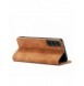 Magnet Fancy Case Fodral för Samsung Galaxy S22 + (S22 Plus) Plånbok Korthållare Brun