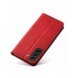 Magnet Fancy Case Fodral för Samsung Galaxy S22 + (S22 Plus) Plånbok Korthållare Röd