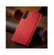 Magnet Fancy Case Fodral för Samsung Galaxy S22 + (S22 Plus) Plånbok Korthållare Röd
