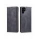 Magnet Fancy Case Fodral för Samsung Galaxy S22 Ultra Cover Card Plånbok Kortställ Svart