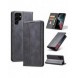 Magnet Fancy Case Fodral för Samsung Galaxy S22 Ultra Cover Card Plånbok Kortställ Svart