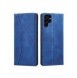 Magnet Fancy Case Fodral för Samsung Galaxy S22 Ultra Cover Card Plånbok Kortställ Blå