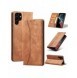 Magnet Fancy Case Fodral för Samsung Galaxy S22 Ultra Cover Card Plånbok Kortställ Brun