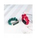 Tygarmband för Xiaomi Mi Band 6/5/4/3 rem armband elastiska scrunchies röd