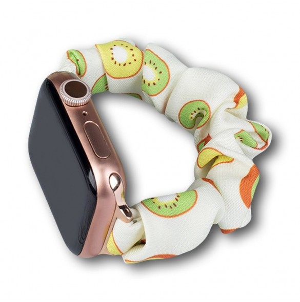 Cloth Watch 7 band 7/6/5/4/3/2 / SE (41/40 / 38mm) armband armband med elastisk kiwi