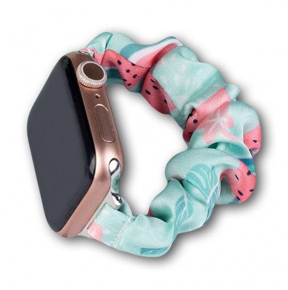Cloth Watch 7 band 7/6/5/4/3/2 / SE (45/44 / 42mm) armband armband armband på elastisk vattenmelon