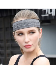 Elastiskt tyg pannband för löpning fitness orange