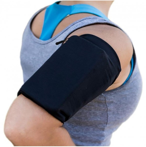 Löpararmband telefonarmband S svart