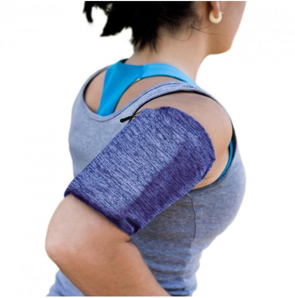 Löpararmband marinblå M telefonarmband