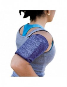 Löpararmband marinblått telefonarmband L