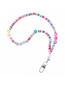 Lanyard för nycklar, hängsmycke, strängpärlor, mönster 1