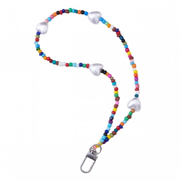 Lanyard för nycklar, hängsmycke, strängpärlor, mönster 2