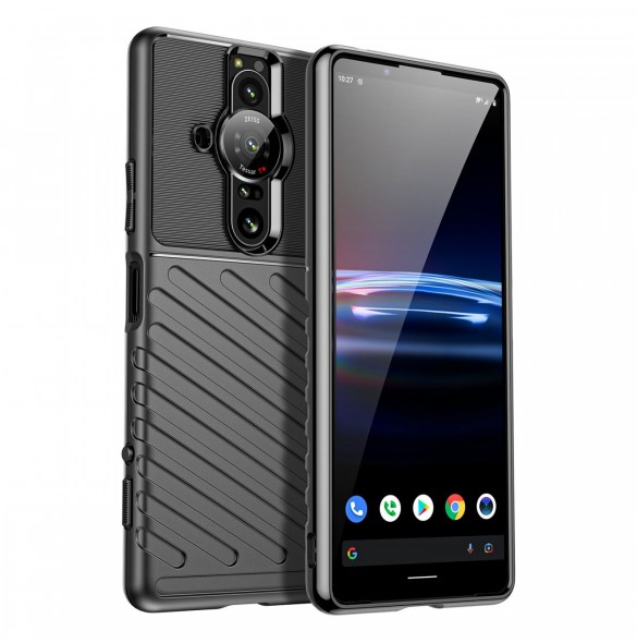 Thunder Case flexibelt pansarskal för Sony Xperia Pro-I svart