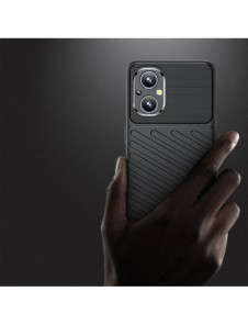 Thunder Case flexibelt pansarskal för Oppo Reno7 4G / F21 Pro svart