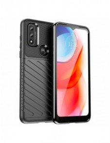 Thunder Case flexibelt pansarskal till Motorola Moto G Play 2022 svart