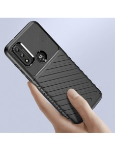 Thunder Case flexibelt pansarskal till Motorola Moto G Play 2022 svart