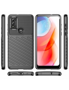 Thunder Case flexibelt pansarskal till Motorola Moto G Play 2022 svart