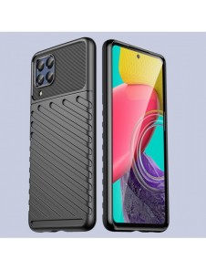 Thunder Case flexibelt pansarskal till Samsung Galaxy M53 5G svart