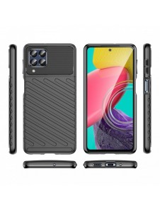 Thunder Case flexibelt pansarskal till Samsung Galaxy M53 5G svart