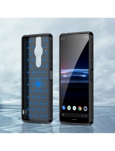 Carbon Case Flexibelt TPU-skal för Sony Xperia Pro-I svart