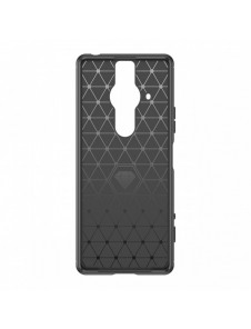 Carbon Case Flexibelt TPU-skal för Sony Xperia Pro-I svart