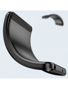 Carbon Case Flexibelt skydd för Realme GT Neo 3 svart
