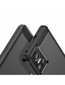 Carbon Case Flexibelt skydd för Realme GT Neo 3 svart