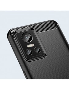 Carbon Case Flexibelt skydd för Realme GT Neo 3 svart