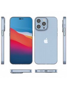 Ultra Clear 0,5 mm iPhone 14 Pro Max skal genomskinlig gel