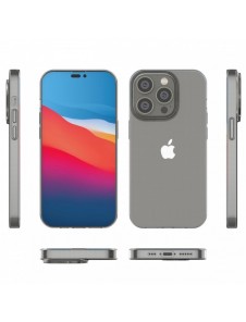 Ultra Clear 0,5 mm iPhone 14 Pro skal genomskinlig gel