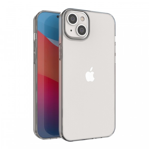 Gelfodral för Ultra Clear 0,5 mm iPhone 14 Max transparent