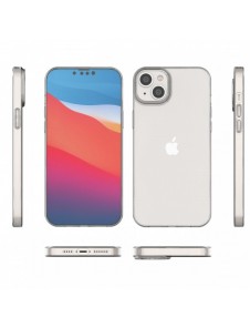 Gelfodral för Ultra Clear 0,5 mm iPhone 14 Max transparent