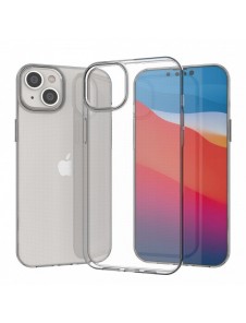 Gelfodral för Ultra Clear 0,5 mm iPhone 14 Max transparent