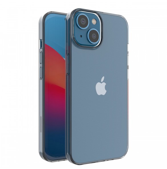 Gelfodral för Ultra Clear 0,5 mm iPhone 14 transparent