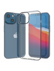Gelfodral för Ultra Clear 0,5 mm iPhone 14 transparent