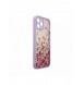 Designfodral för iPhone 13 Pro Max blommig lila