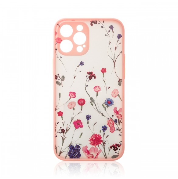 Designfodral för iPhone 13 Pro Max blomma rosa