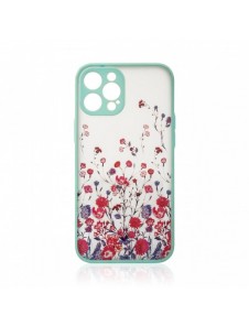 Designfodral för iPhone 13 Pro blomma blå