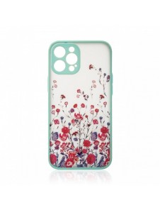 Designfodral för Samsung Galaxy A12 5G Flower Cover Ljusblå