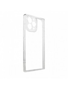 Square Clear Case Cover för Samsung Galaxy A12 5G Transparent Gel Cover
